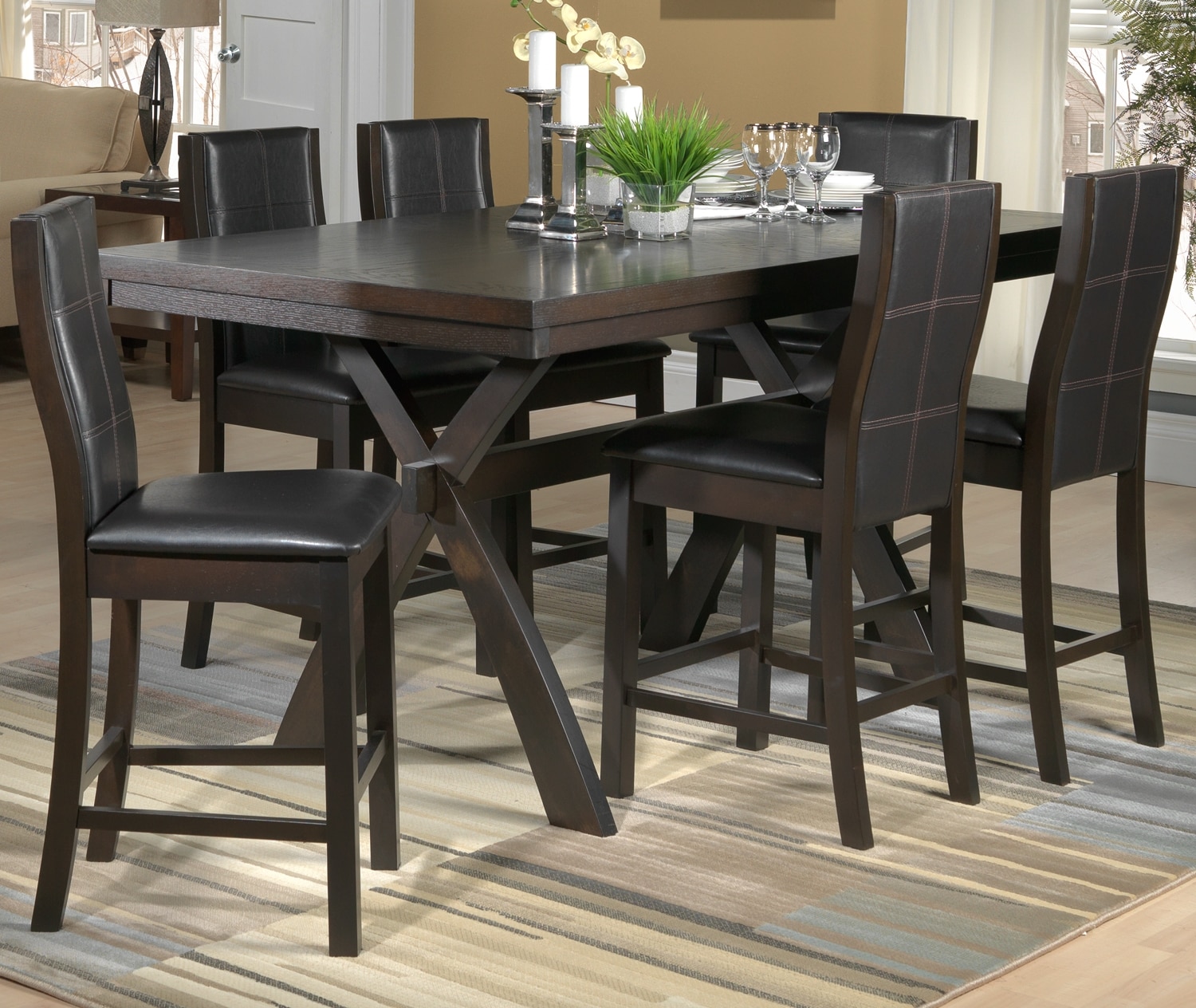 Dining Room FurnitureGrethell II 7 Pc. Pub Dining Set