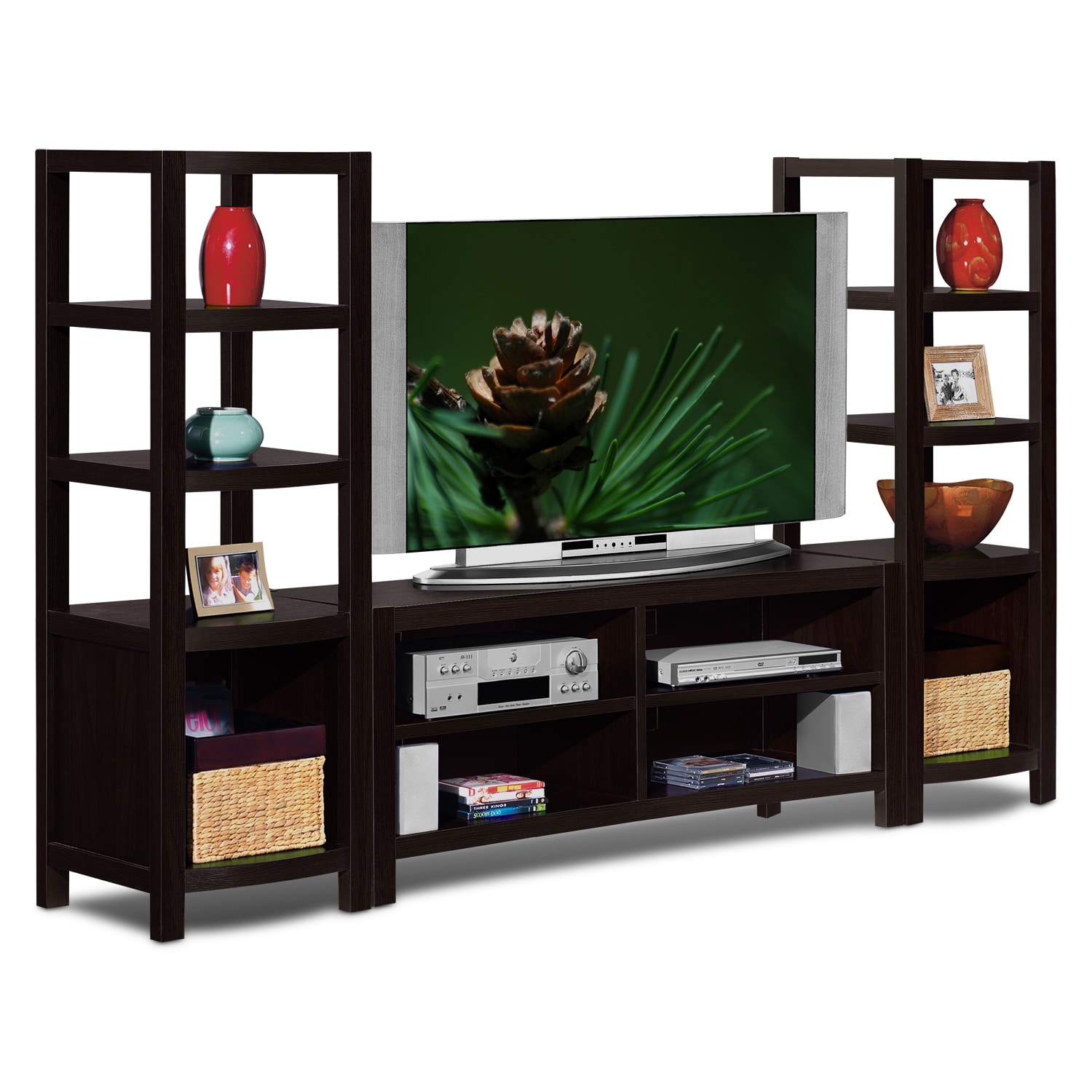 Luxury facts Townsend 3 Pc. Entertainment Wall Unit | Value City Furniture