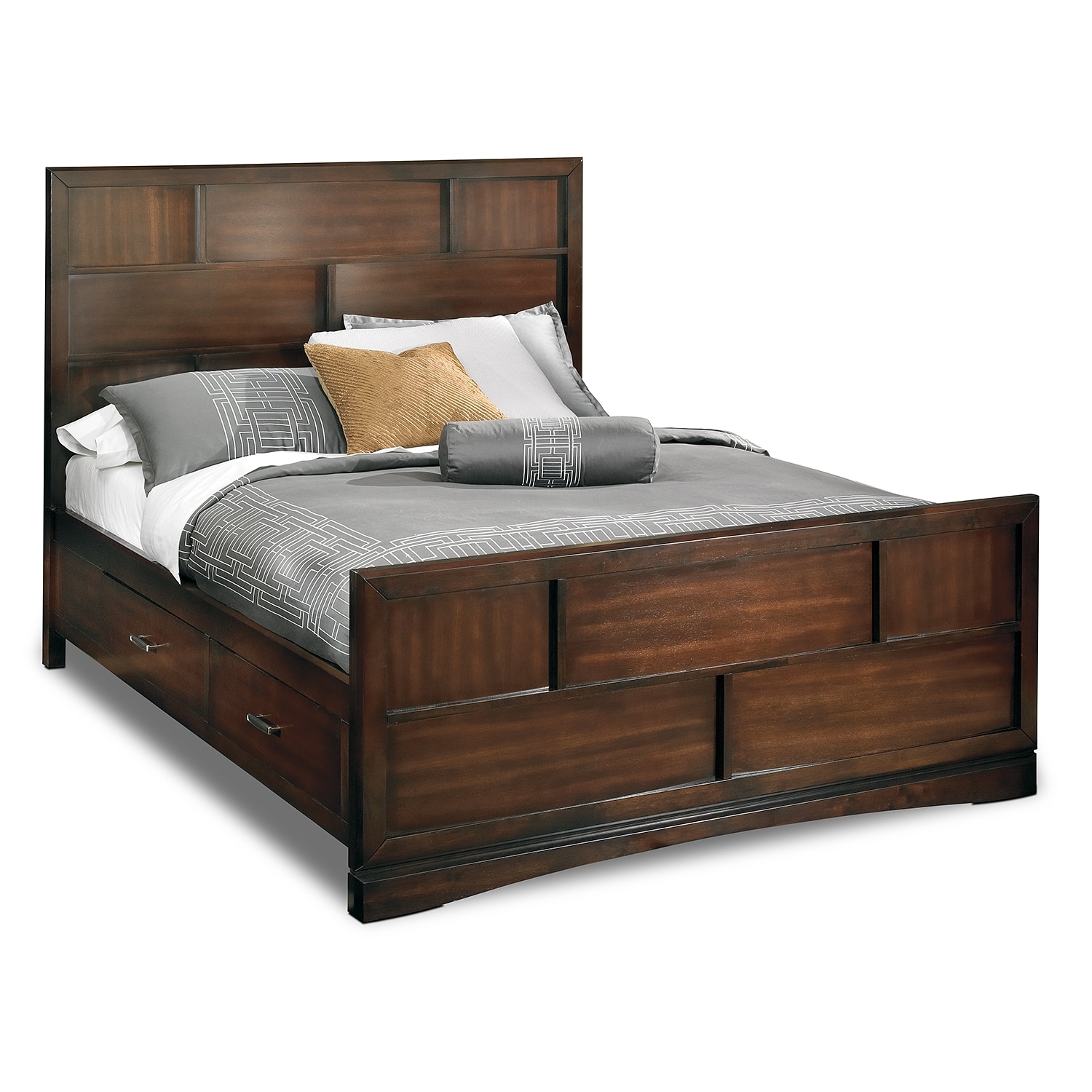 Toronto Queen Storage Bed | American Signature Furniture