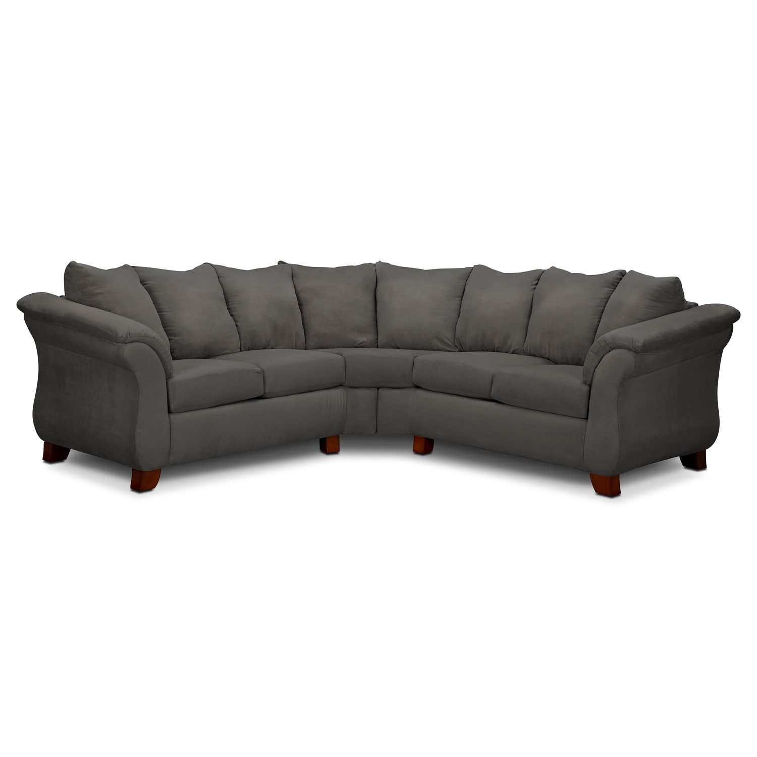 Adrian Graphite II 2 Pc. Sectional | Value City Furniture