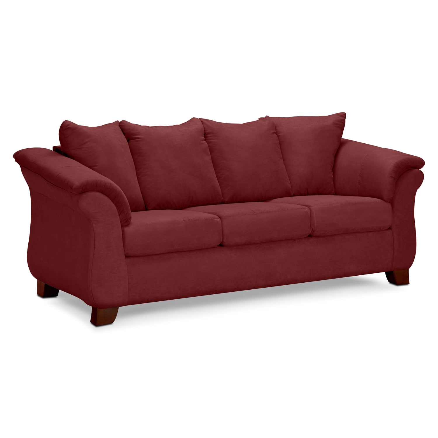 Adrian Red Sofa | Value City Furniture