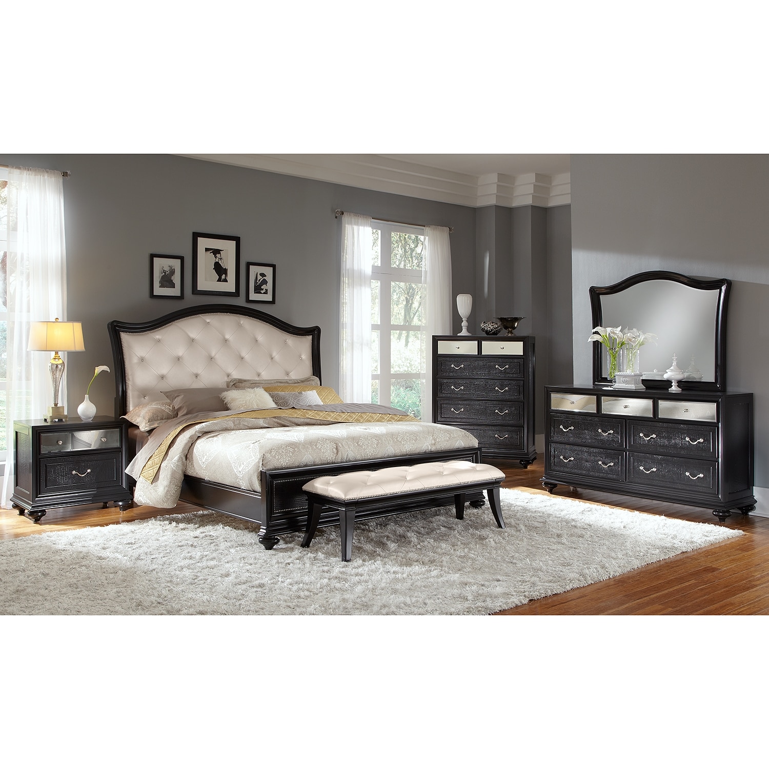 Standard Furniture Marilyn Upholstered Bed & Reviews | Wayfair