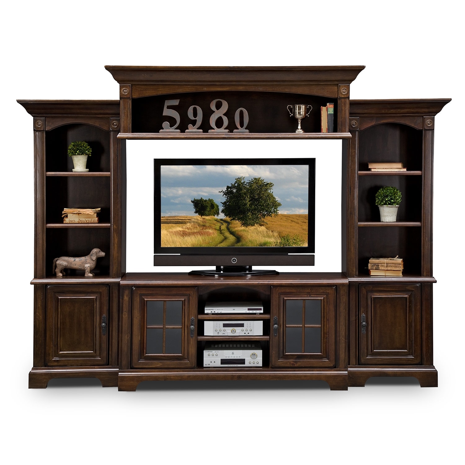 Berkshire Entertainment Wall Units 4 Pc. Entertainment Wall Unit