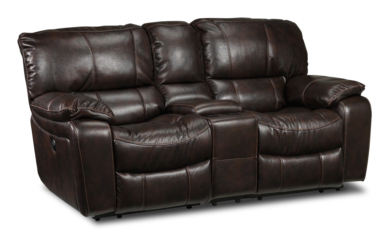Santorini Power Reclining Sofa Walnut Leon's