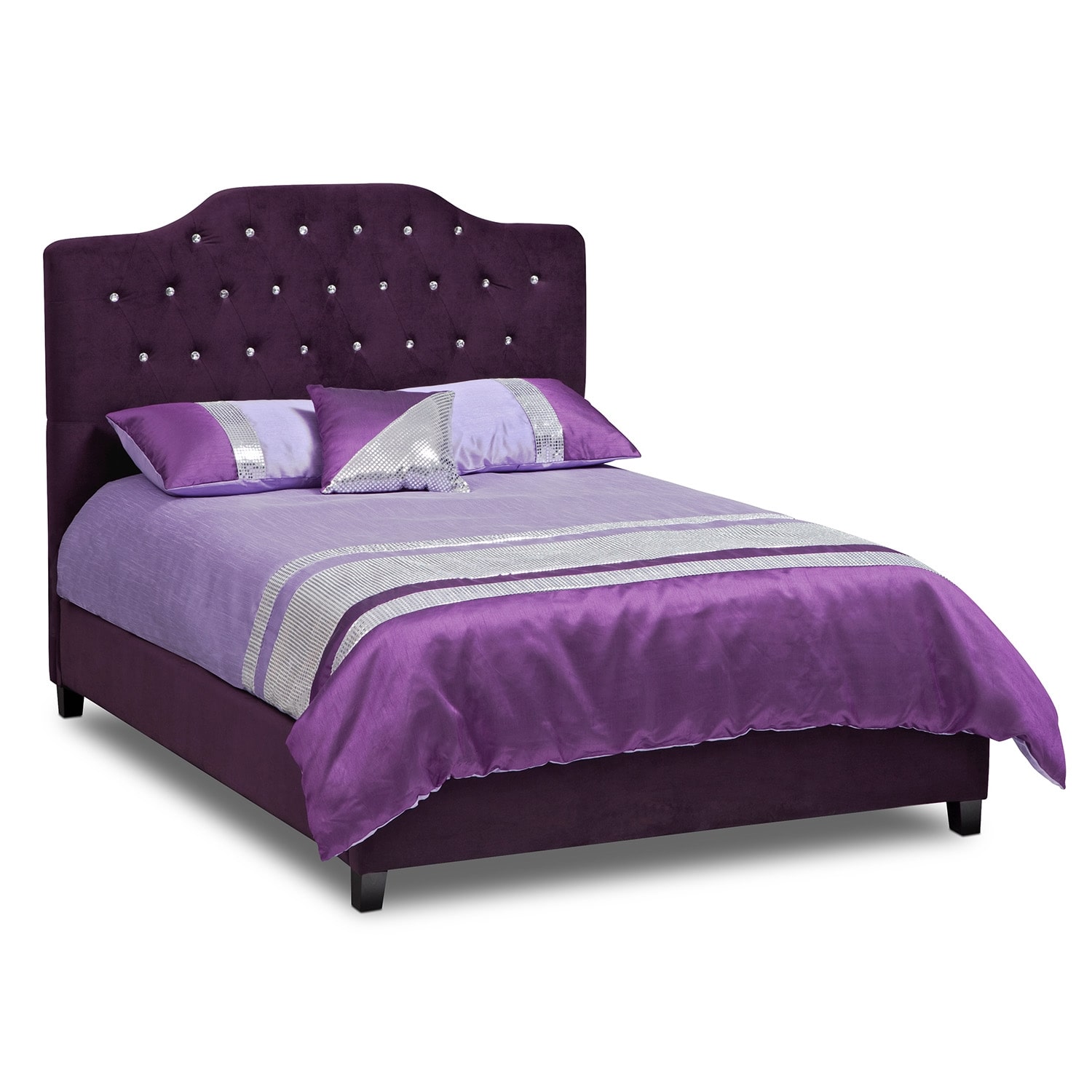 Valerie II Bedroom Queen Bed  American Signature Furniture