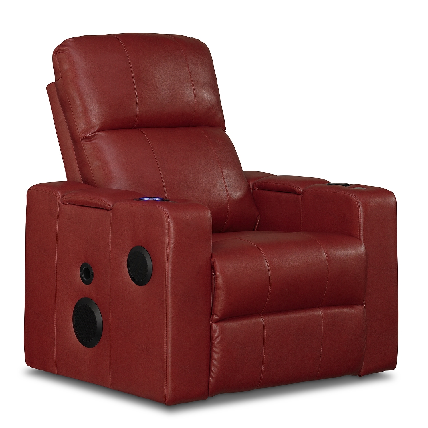 Apollo Leather Home Theater Recliner - American Signature Furniture