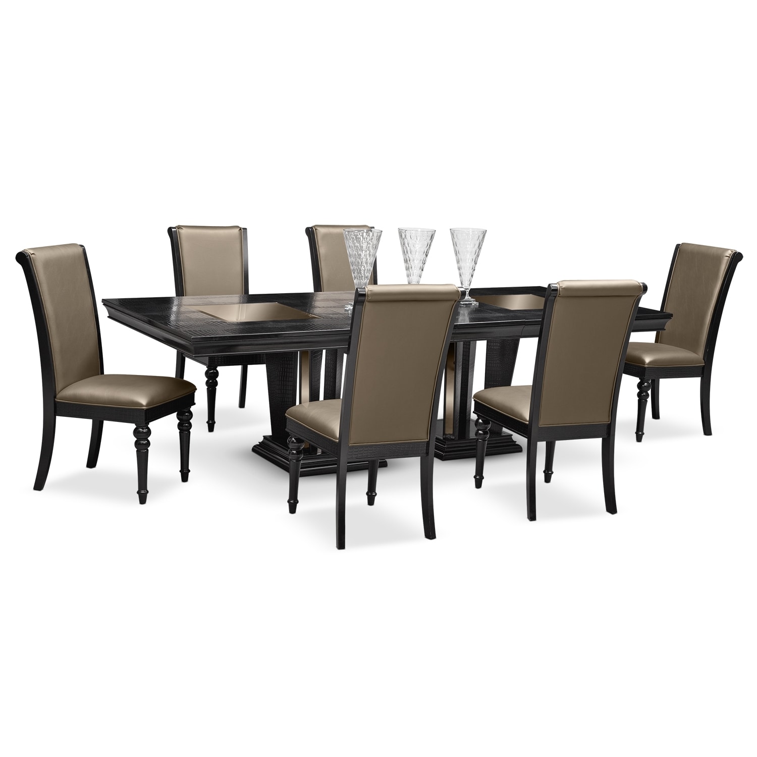 Dining Room Furniture  Paradiso 7 Pc. Dining Room