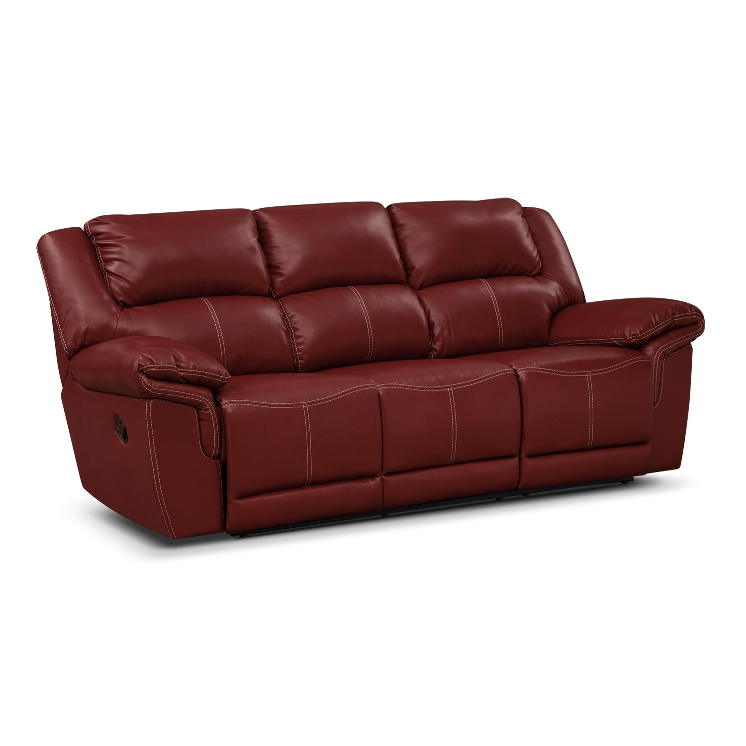 Jaguar II Leather Dual Reclining Sofa Value City Furniture