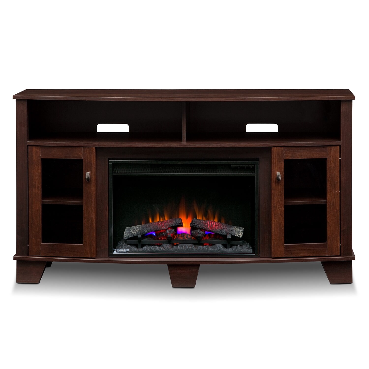 Bentwood Fireplace TV Stand | Value City Furniture