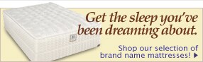 Click to search for name brand mattresses - Sealy and more!