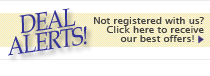 If you're not registered yet, click here to do so and receive our best offers!