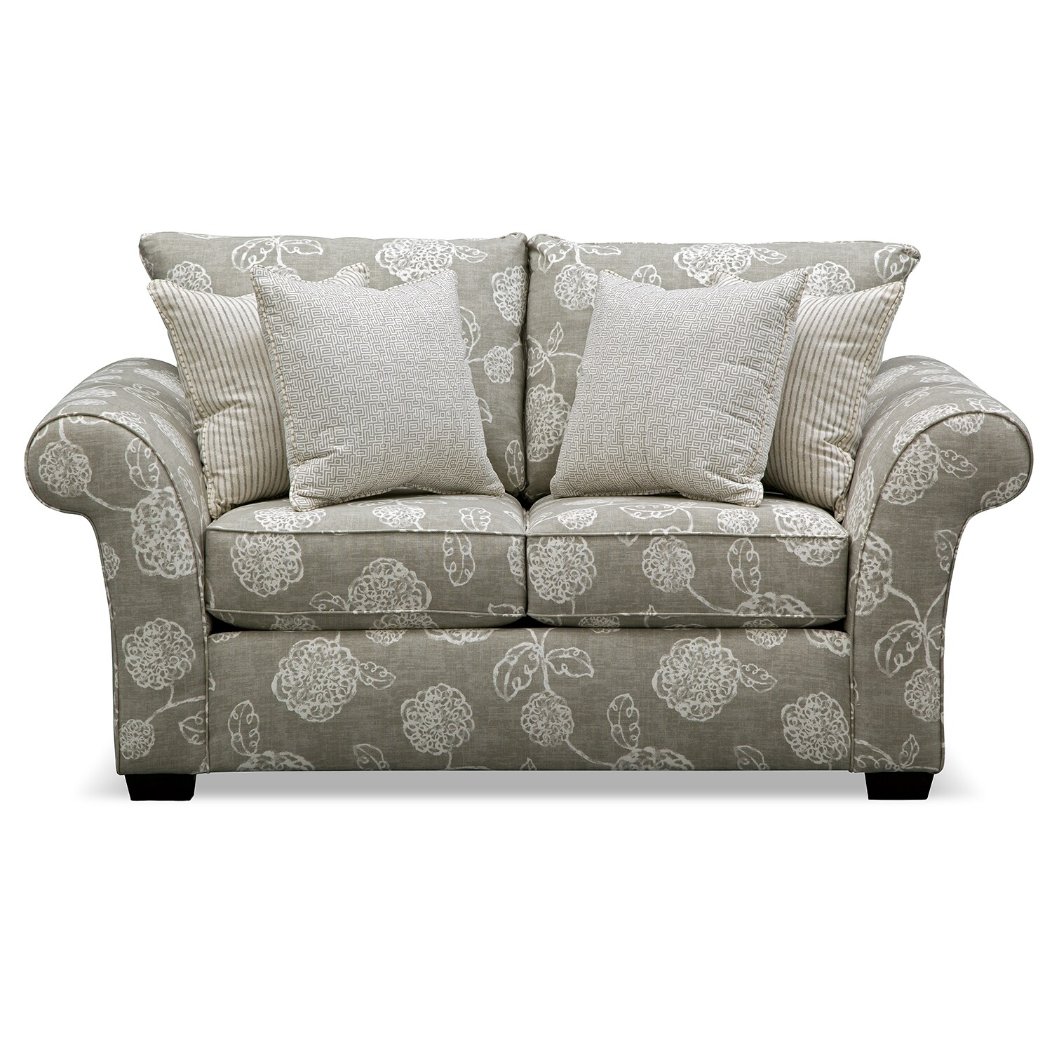 American Signature Furniture Adele Upholstery Loveseat