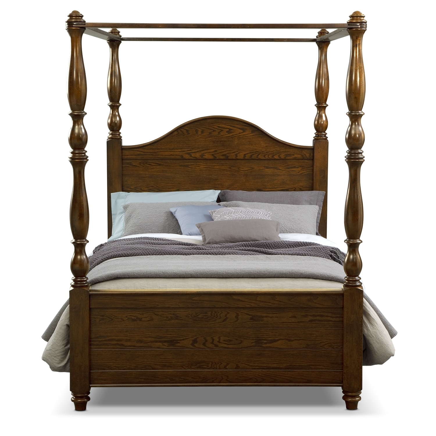 Carlyle Rustic Canopy King Bed by Pulaski
