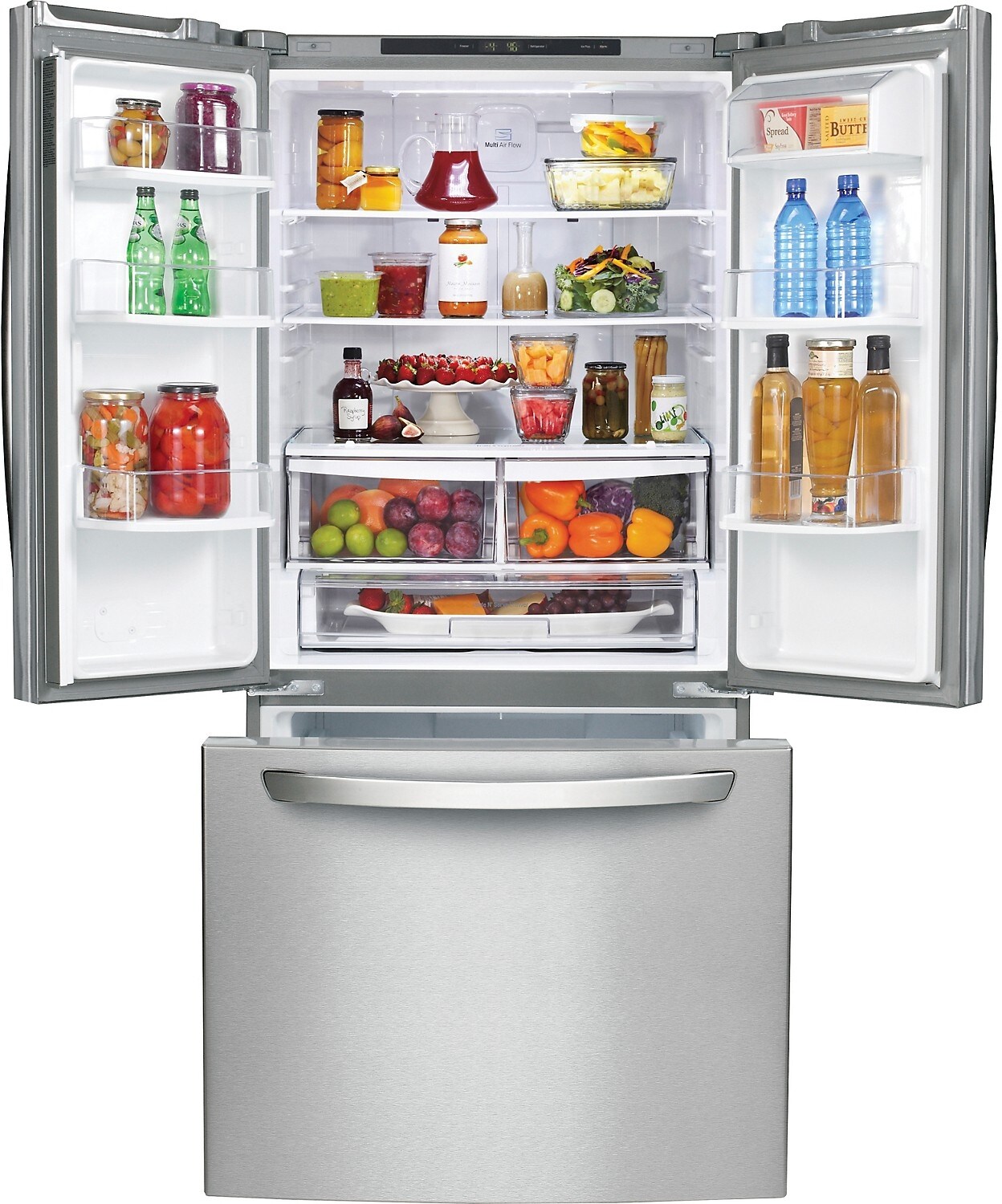 LG 24 Cu. Ft. French Door Refrigerator with Smart Cooling System