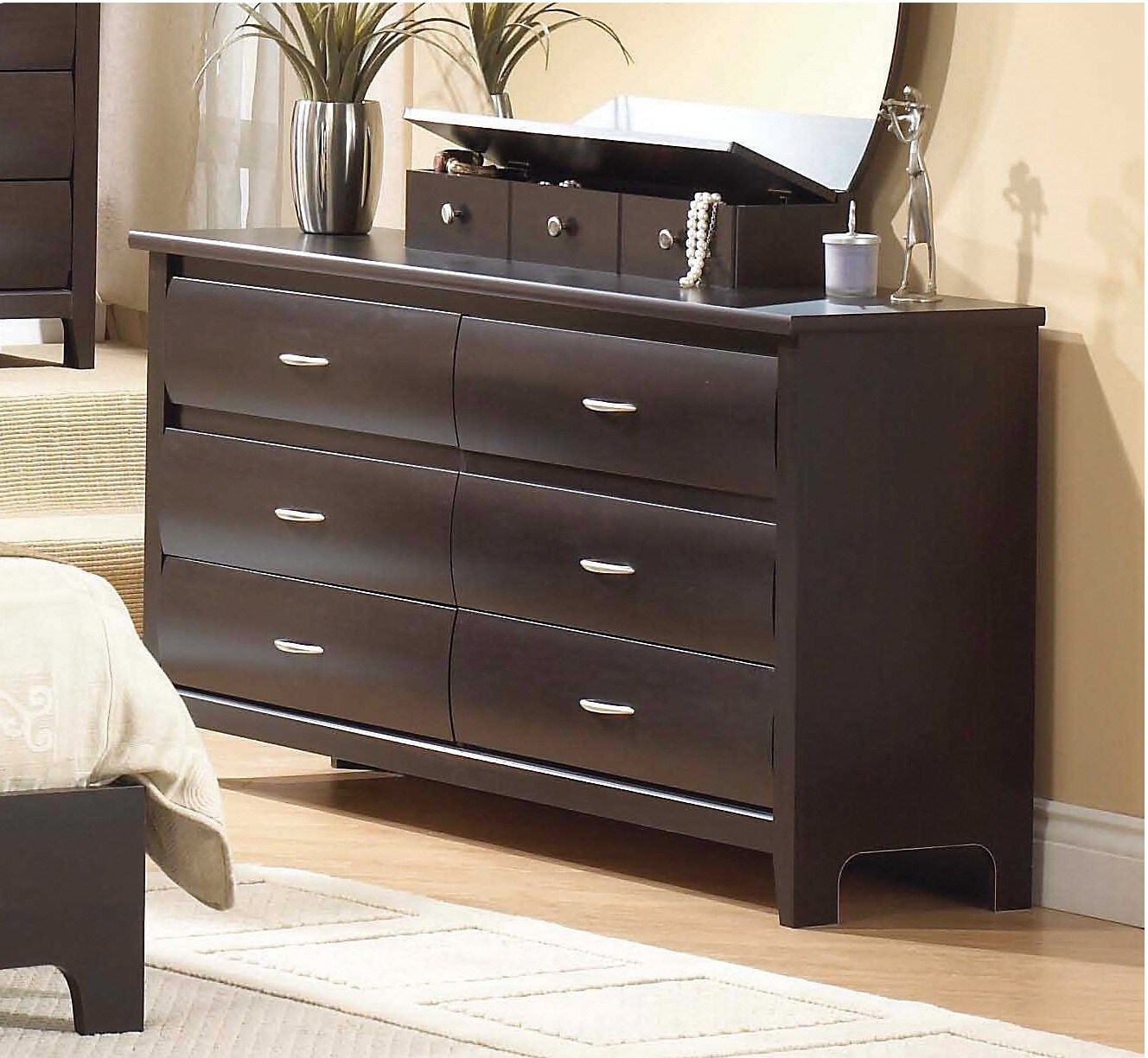 Mocha 6Drawer Dresser The Brick