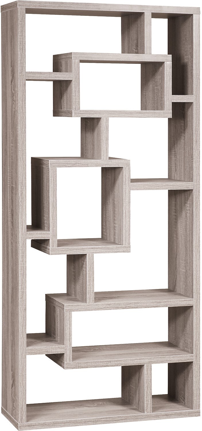 Florence Bookcase Grey The Brick