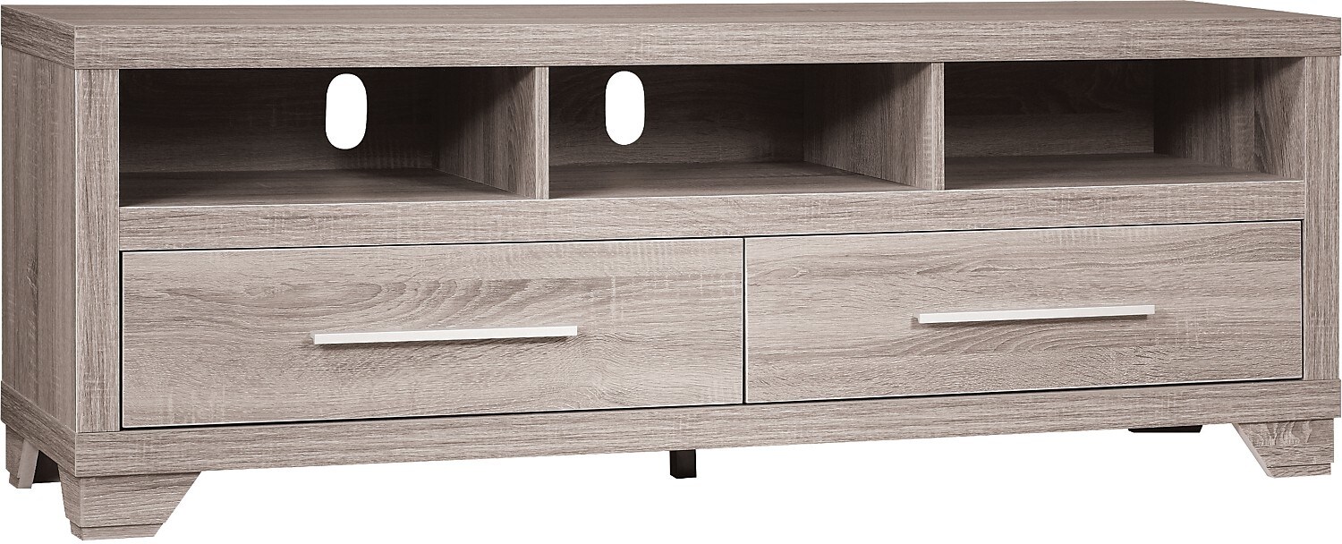 Glendale 60" TV Stand Grey The Brick