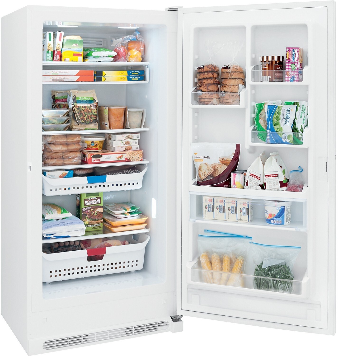 Frigidaire 20.5 Cu. Ft. Upright FrostFree Freezer White The Brick