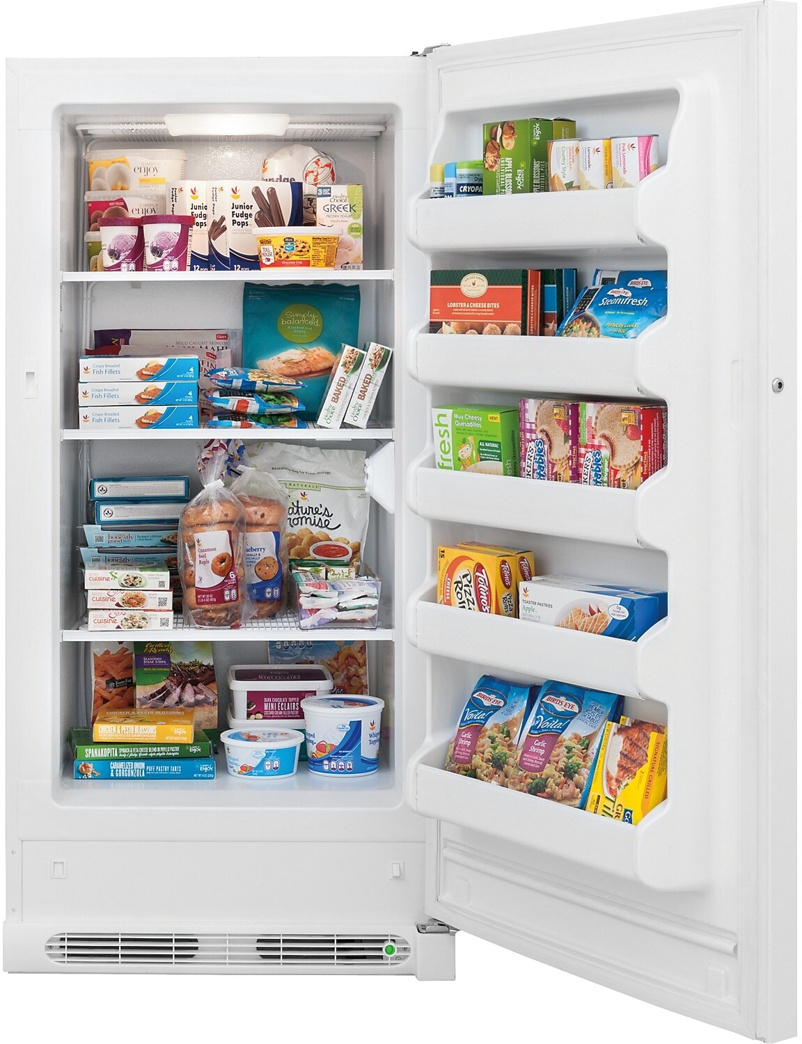 Frigidaire 14.4 Cu. Ft. Upright Freezer White The Brick