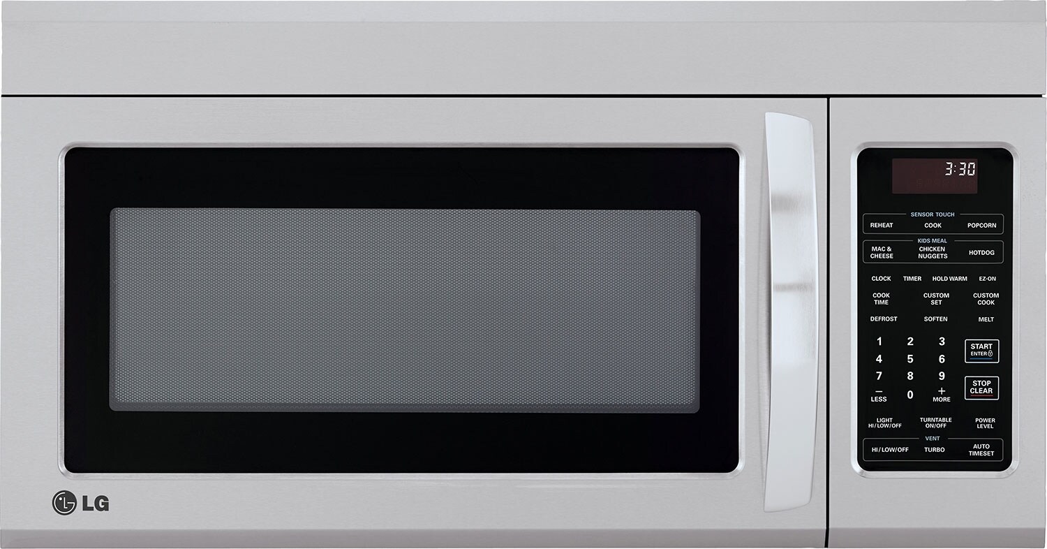 LG 1.8 Cu. Ft. OvertheRange Microwave Stainless Steel The Brick