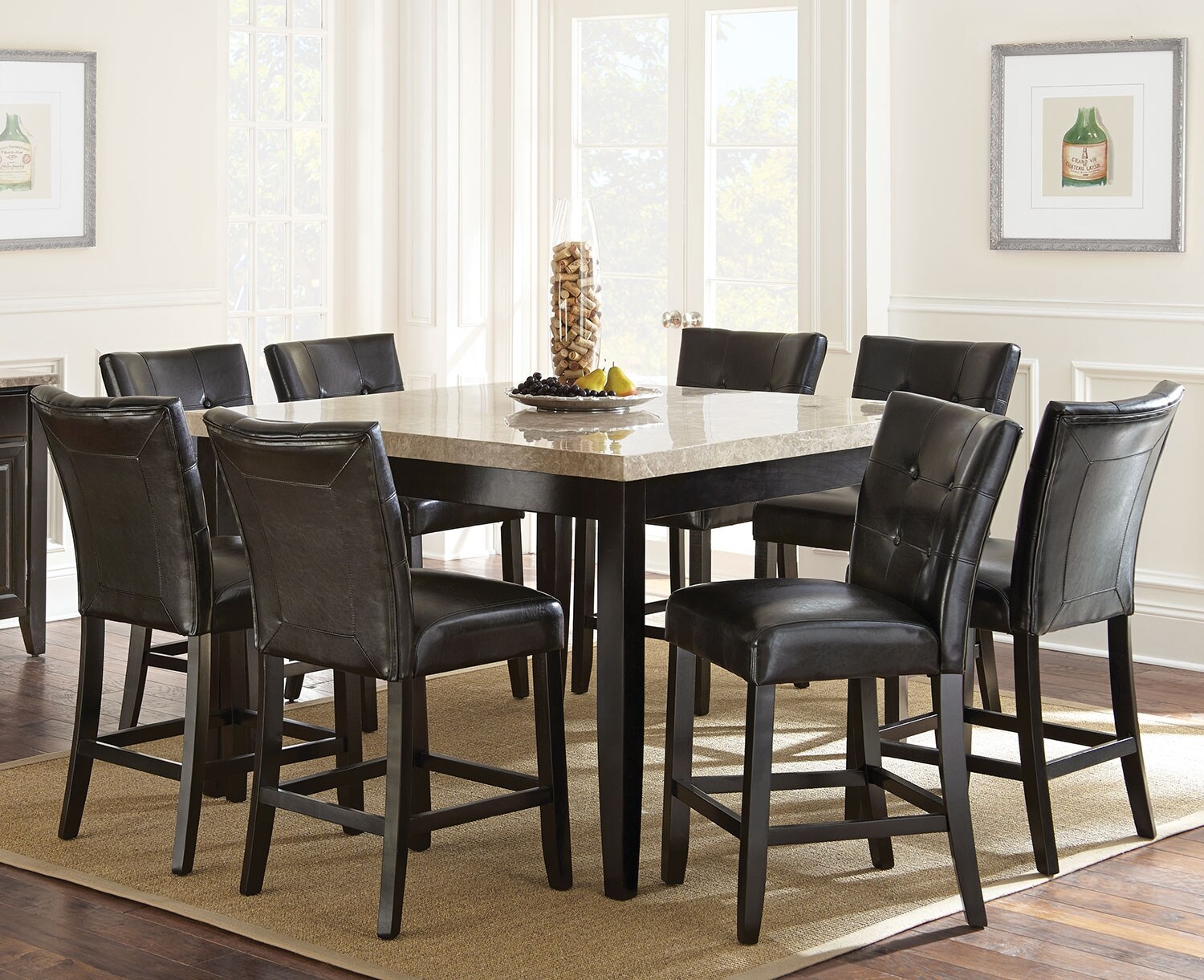 7 Piece Pub Dining Set. 5piece Pubheight Table U0026 Barstool Set ... 7 Piece Pub Dining Set. 5piece Pubheight Table U0026 Barstool Set ...