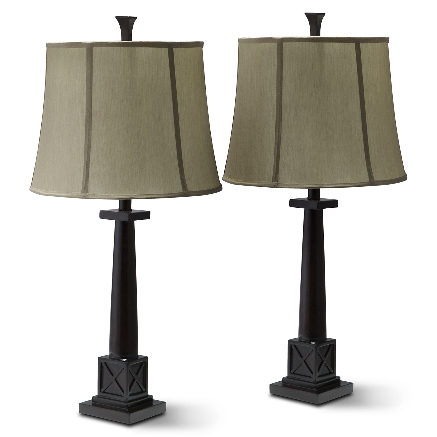 Chase 2Pack Table Lamps Value City Furniture