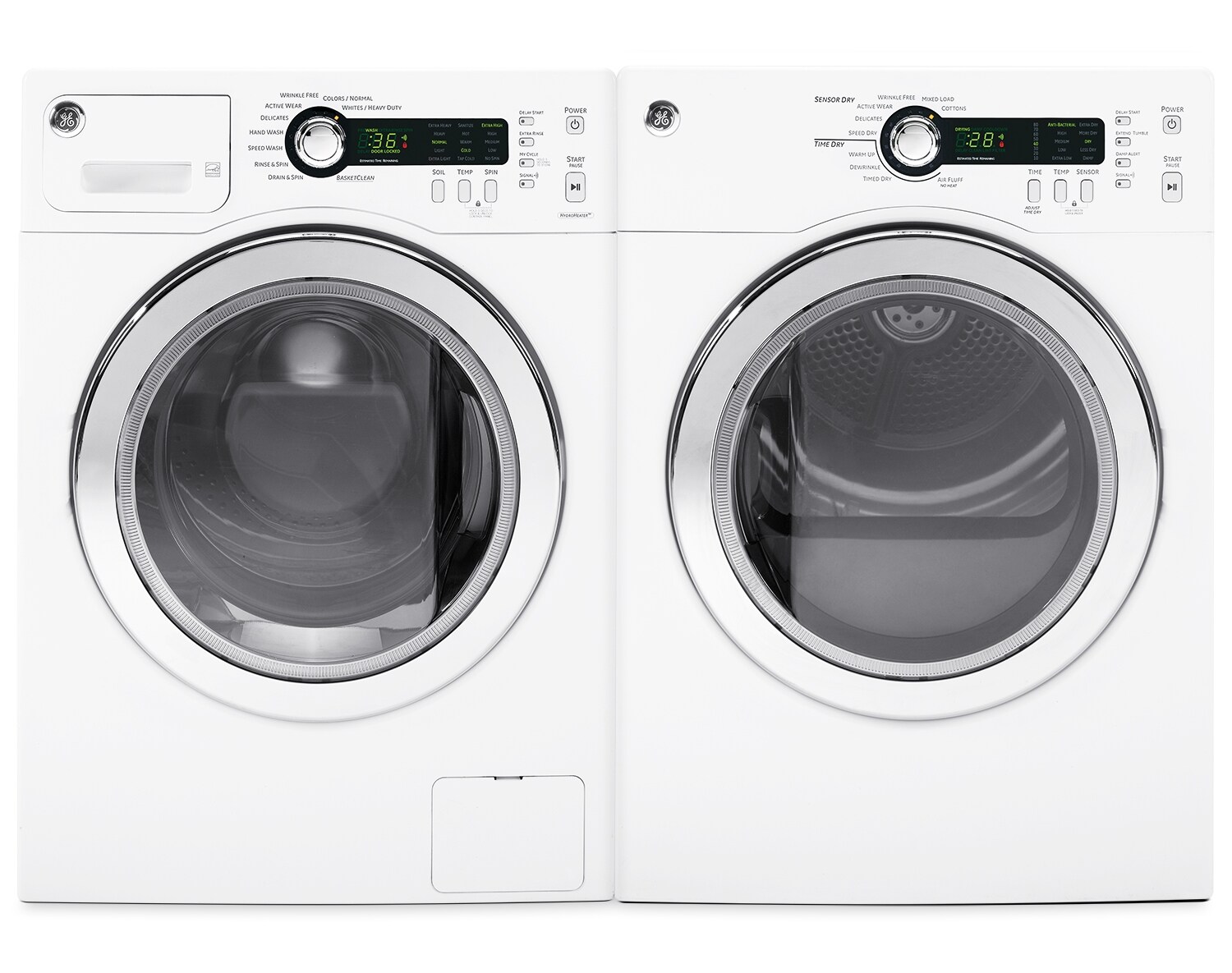 GE Laundry - WCVH4800KWW/PCVH480EKWW