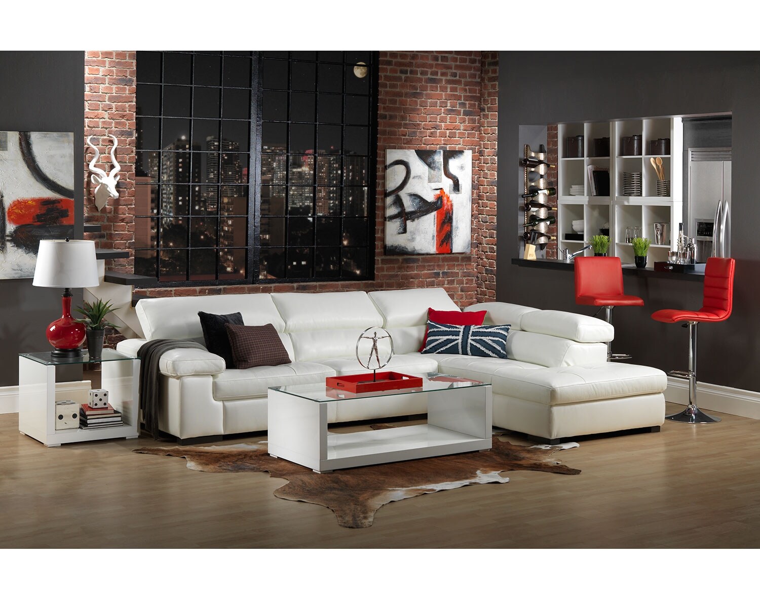 The Underwood Sectional Collection - White