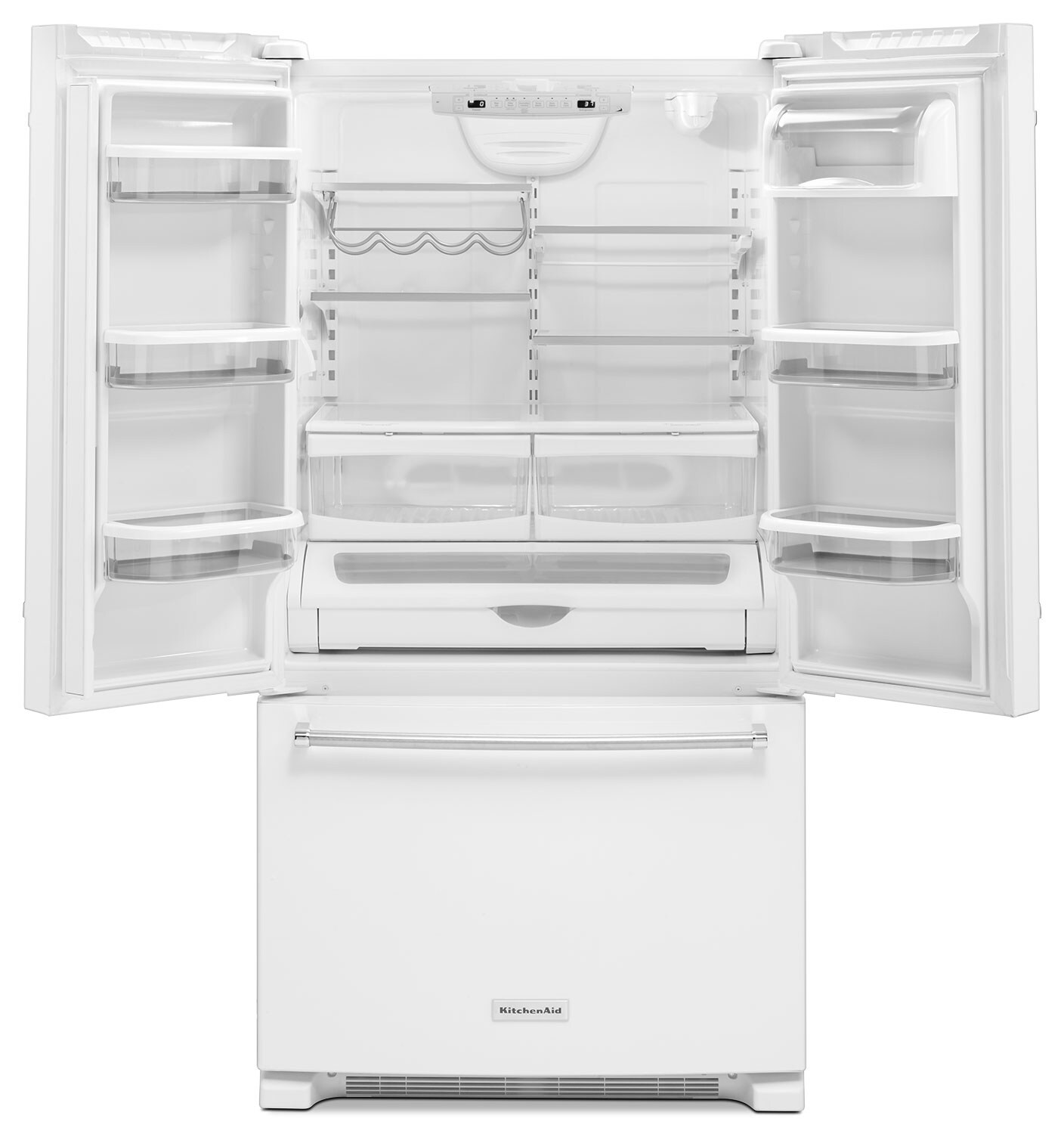 KitchenAid White French Door Refrigerator (25 Cu. Ft.) KRFF305EWH
