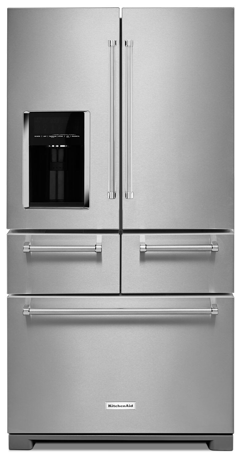 KitchenAid 25.8 Cu. Ft. MultiDoor Refrigerator with Platinum Design