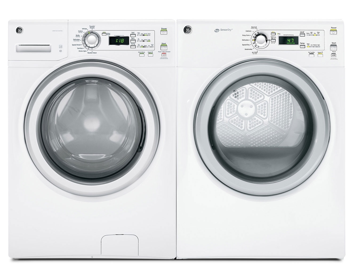 GE Laundry - GFWH1200HWW/GFMN120EDWW