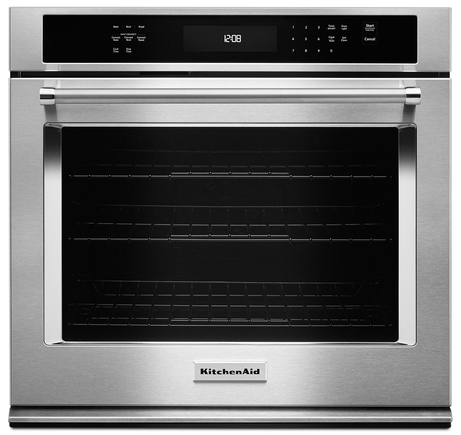 KitchenAid 5.0 Cu. Ft. Single Wall Oven with EvenHeat™ True Convection Stainless Steel The