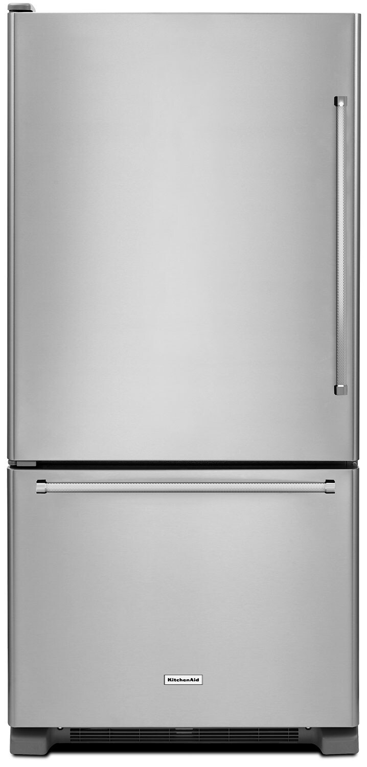 KitchenAid 22 Cu. Ft. Left Door Swing BottomMount Refrigerator