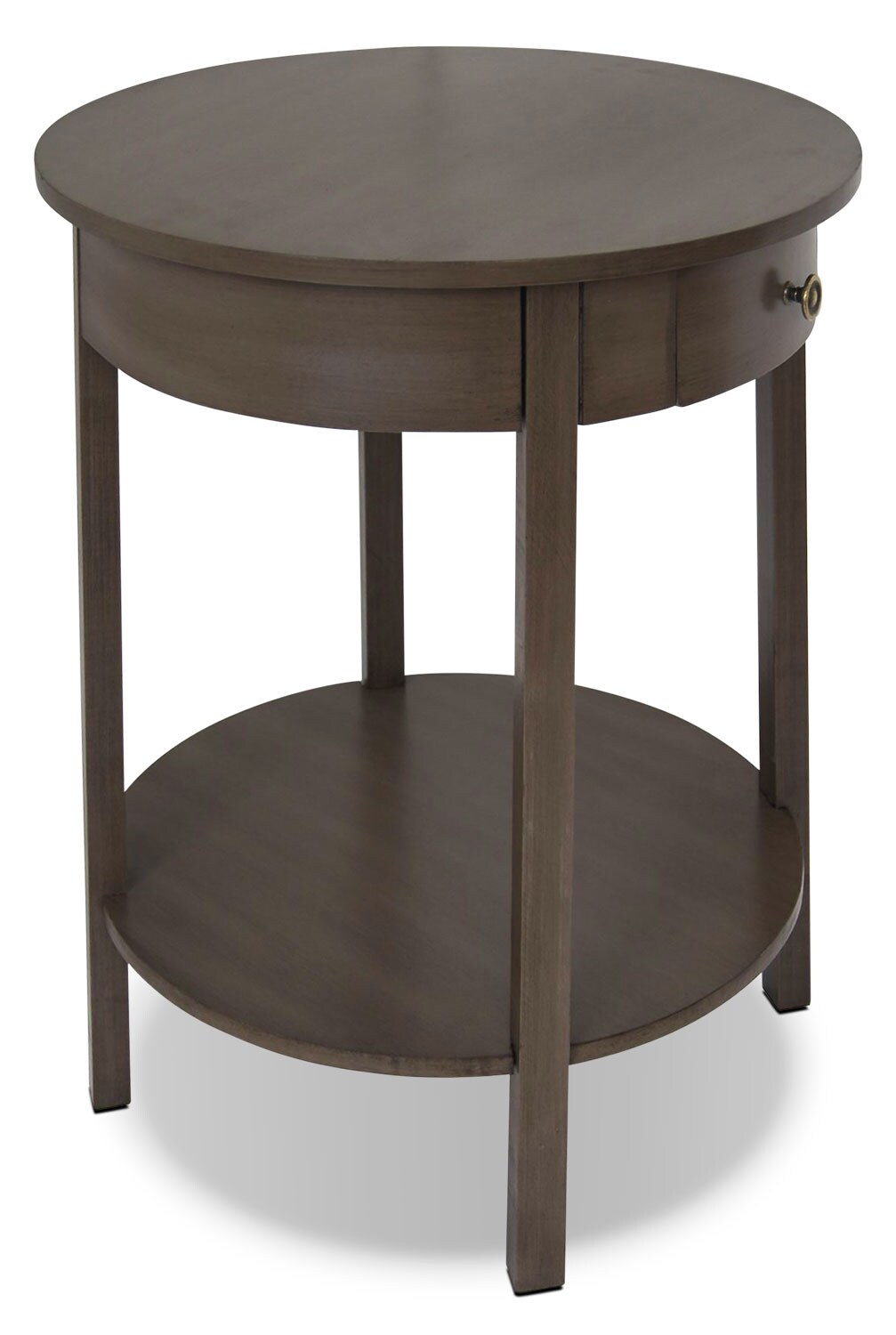 Grafton Accent Table Driftwood Grey The Brick