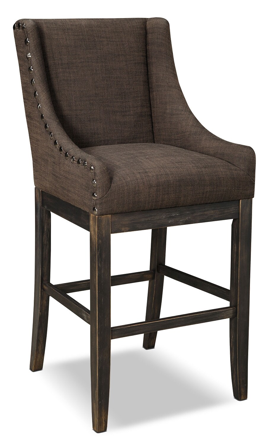 Moriann Wingback Counter-Height Stool - Ivory | The Brick