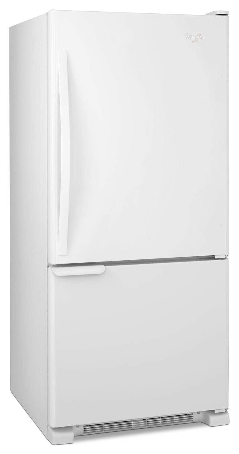 Whirlpool White BottomFreezer Refrigerator (18.7 Cu. Ft.) WRB119WFBW