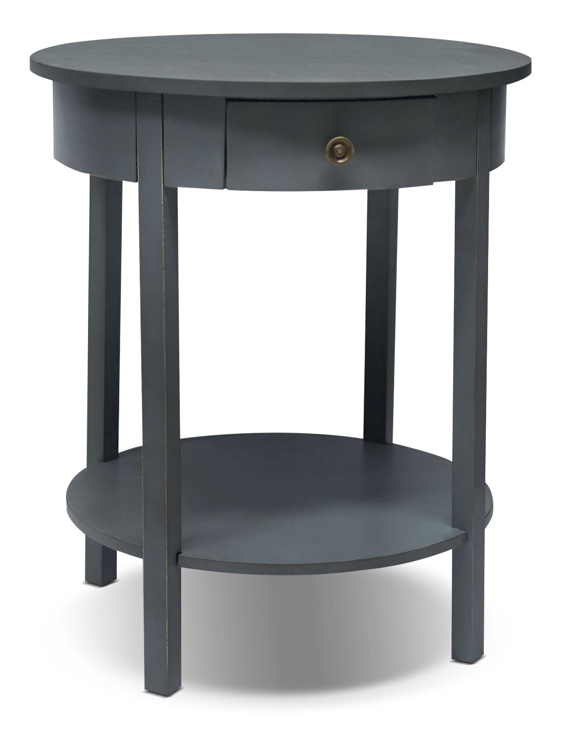 Grafton Accent Table Driftwood Grey The Brick