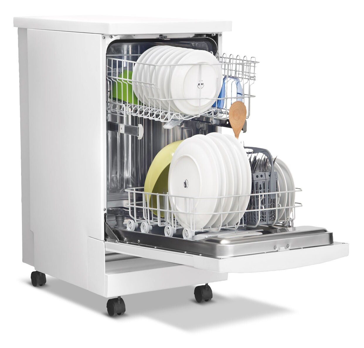 Frigidaire White Portable 18" Dishwasher FFPD1821MW Leon's