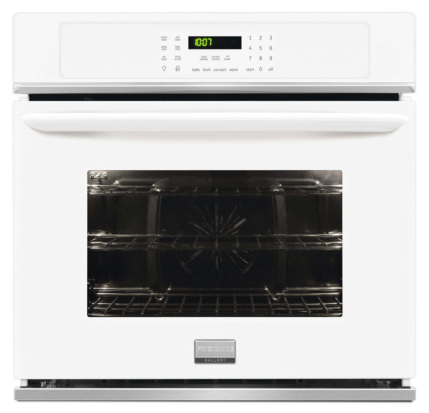 Frigidaire Gallery 27" Electric Convection Single Wall Oven White