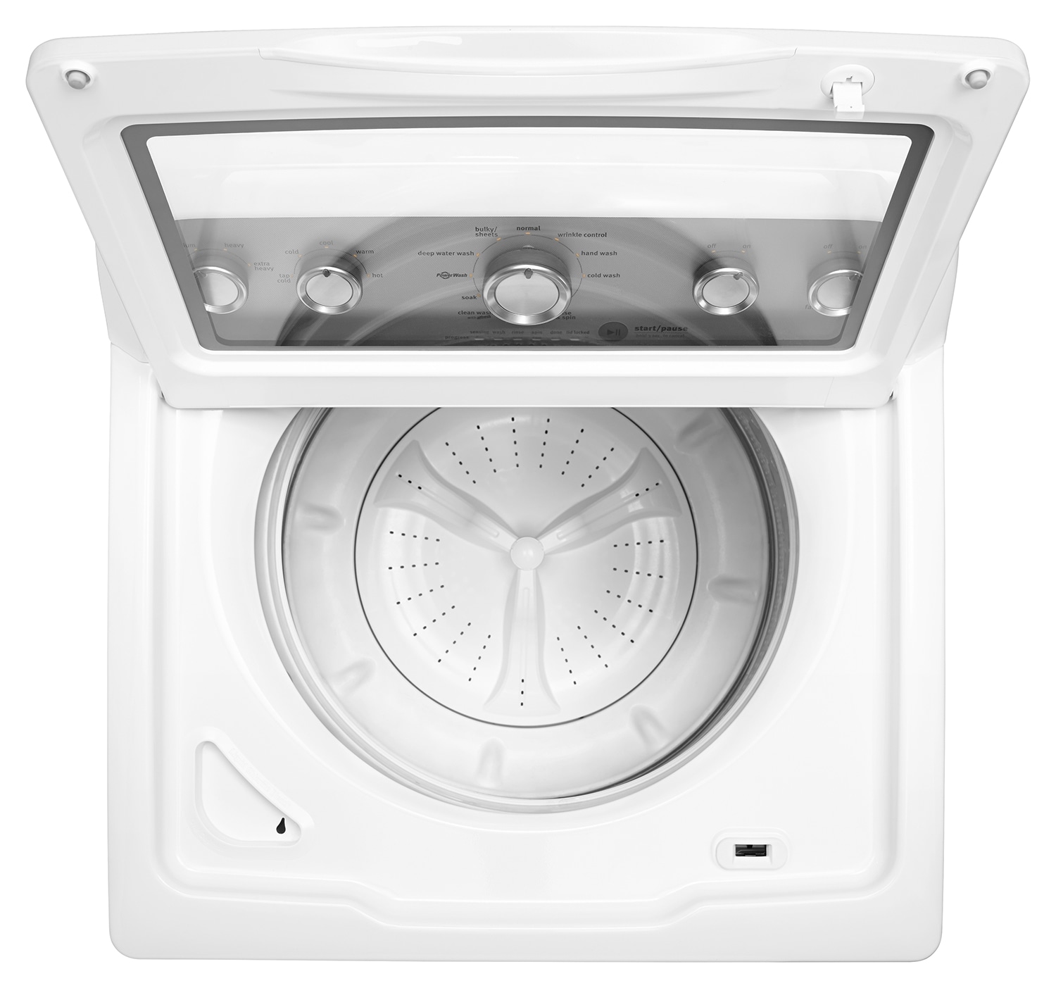 Maytag Bravos® 5.0 Cu. Ft. Top-Load Washer - White | The Brick