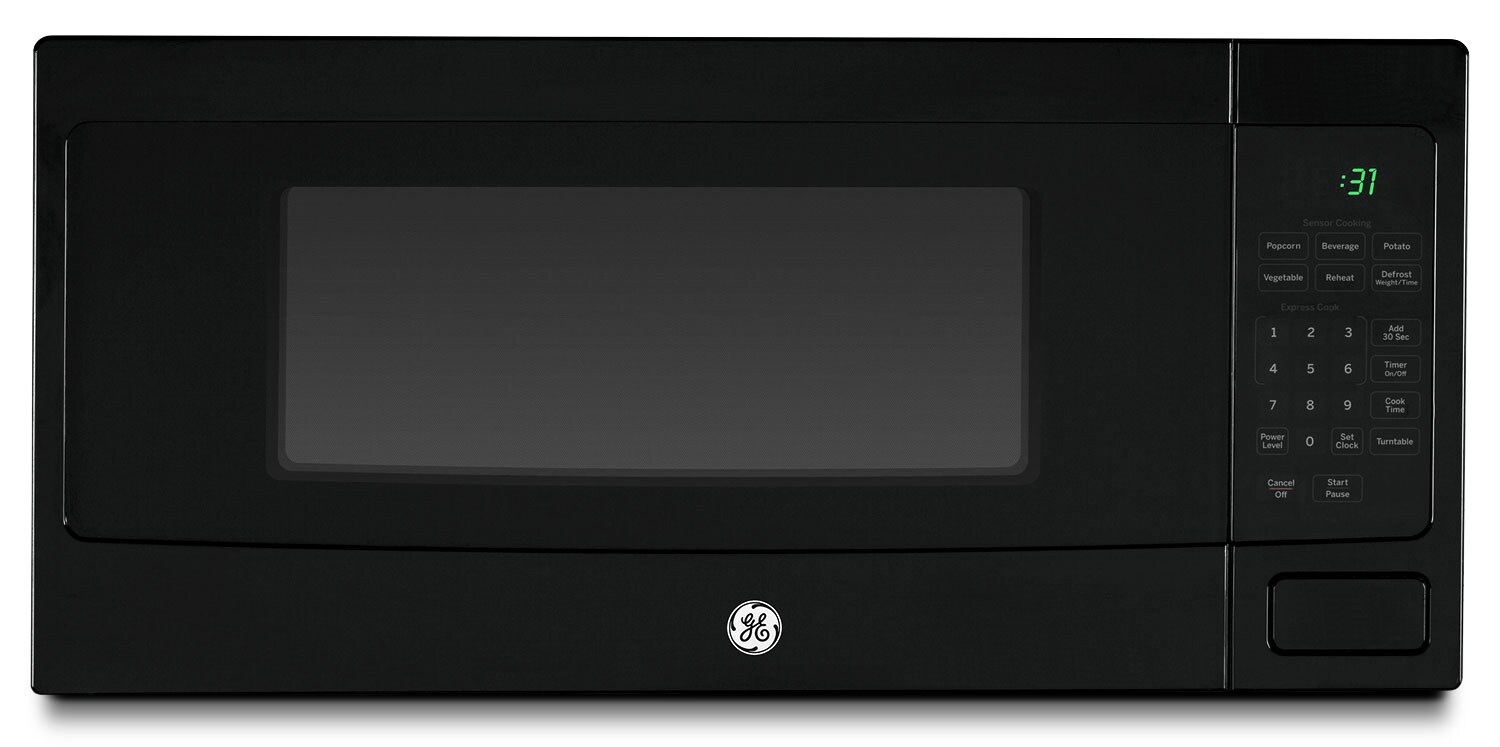 GE 1.1 Cu. Ft. Spacemaker Countertop Microwave Black The Brick