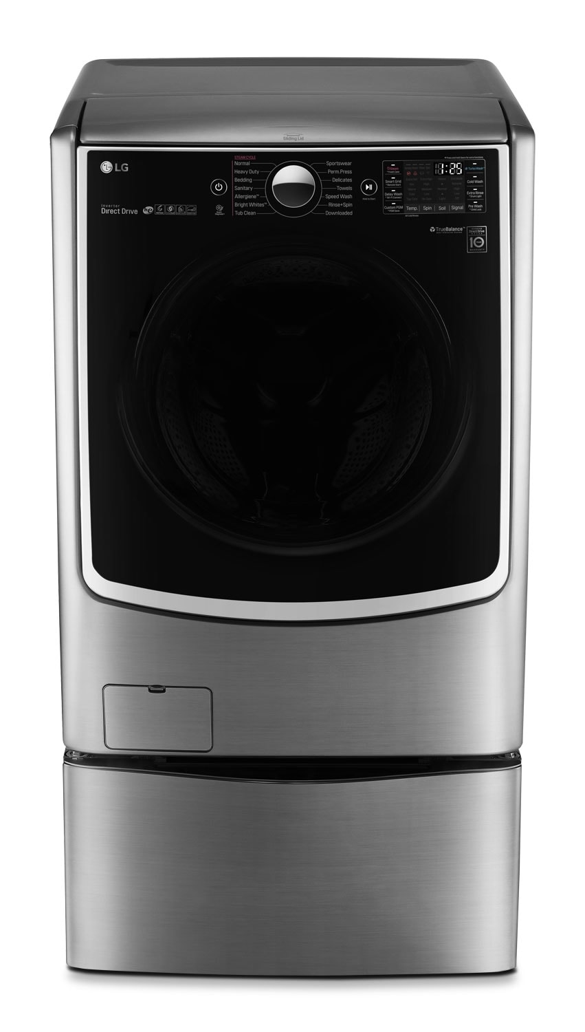 LG 5.2 Cu Ft. HighEfficiency FrontLoad Steam® Washer Graphite Steel