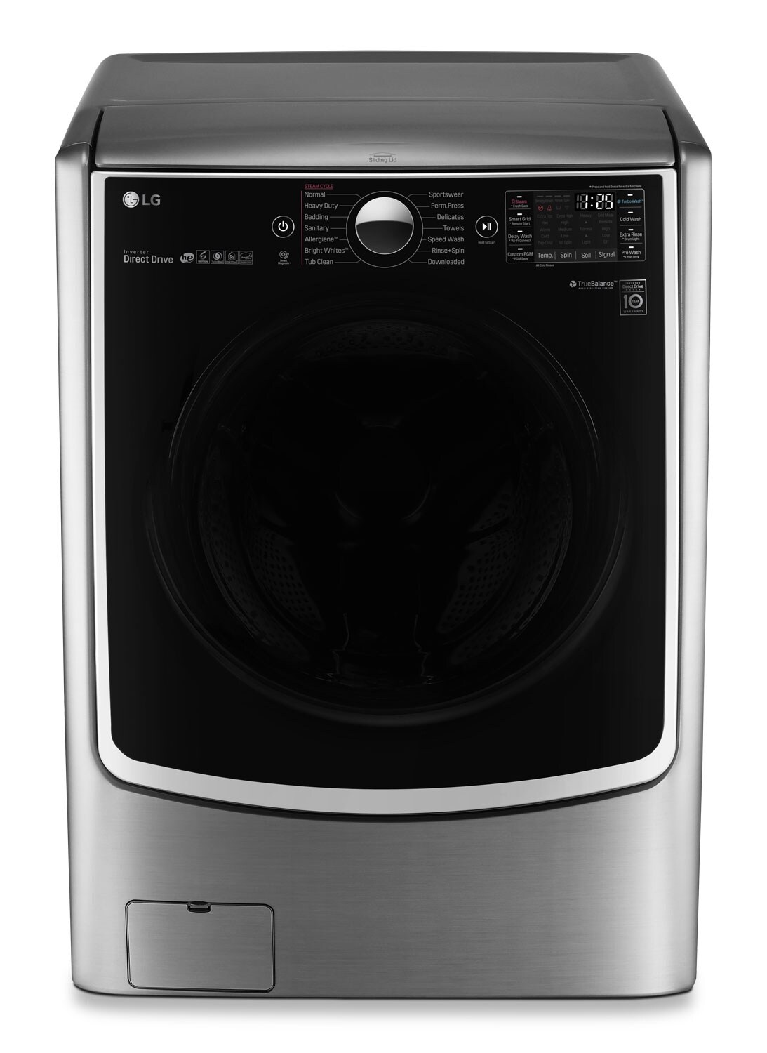 LG 5.2 Cu. Ft. FrontLoad Steam® Washer and 7.4 Cu. Ft. Electric Dryer