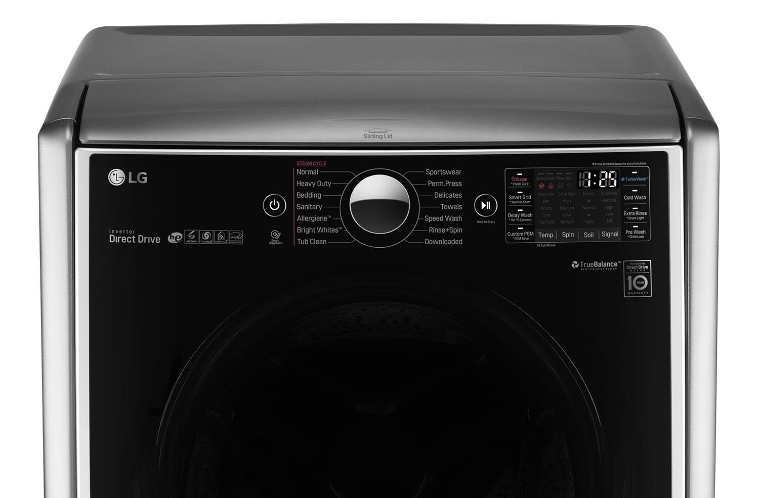 LG 5.2 Cu. Ft. FrontLoad Steam® Washer and 7.4 Cu. Ft. Electric Dryer