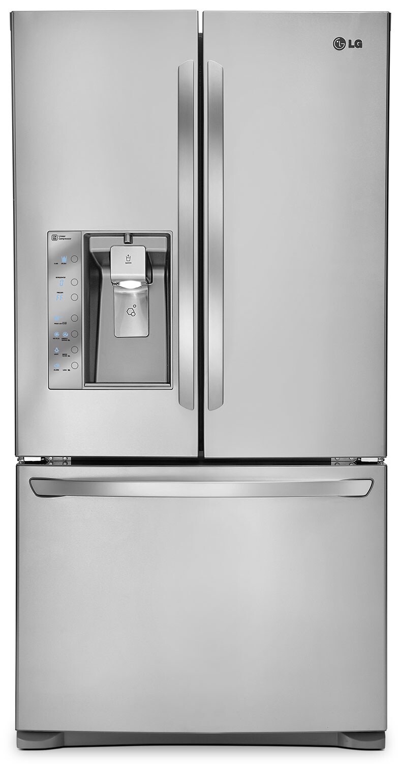 LG 24 Cu. Ft. FrenchDoor Refrigerator with Ice and Water Dispenser