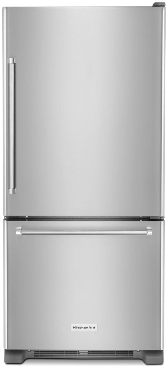 KitchenAid 19 Cu. Ft. BottomMount Refrigerator with Left Door Swing