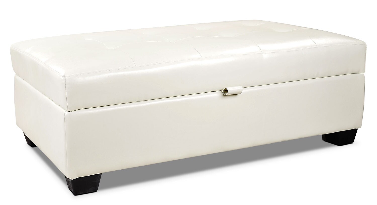 Fresno Storage Ottoman Cream The Brick