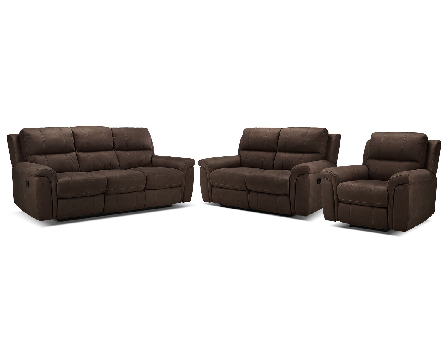 The Roarke Living Room Collection - Walnut