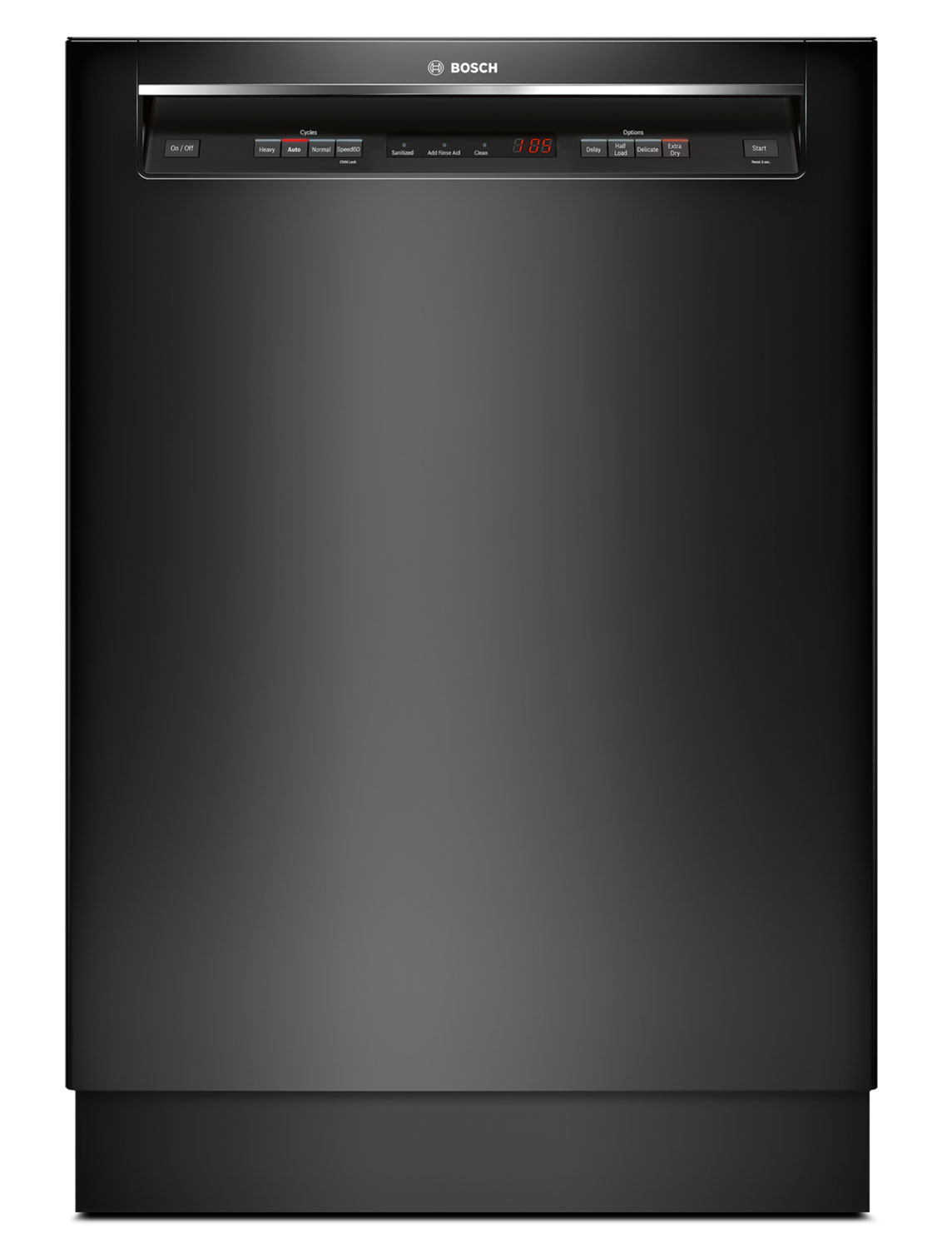 Bosch Ascenta 24" Recessed Handle BuiltIn Dishwasher SHE4AV56UC