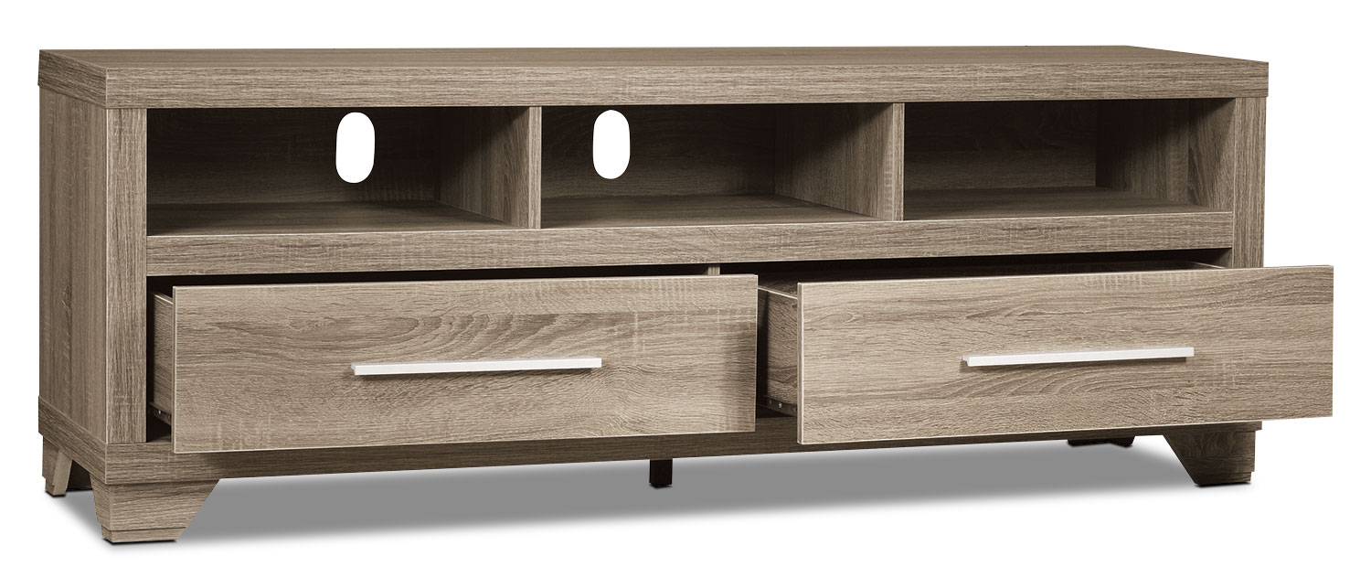 Glendale 60" TV Stand Grey The Brick